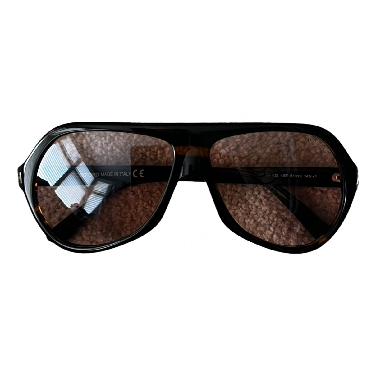 Aviator sunglasses Tom Ford Brown in 